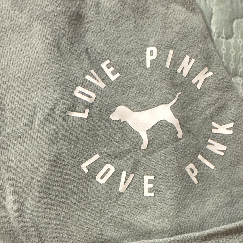 PINK Victoria's Secret Lace-Up Gray Shorts
